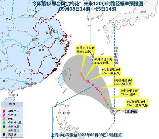 中秋假期天气怎么样？最新的天气预报来啦！台风“梅花”生成，会影响奉贤吗？