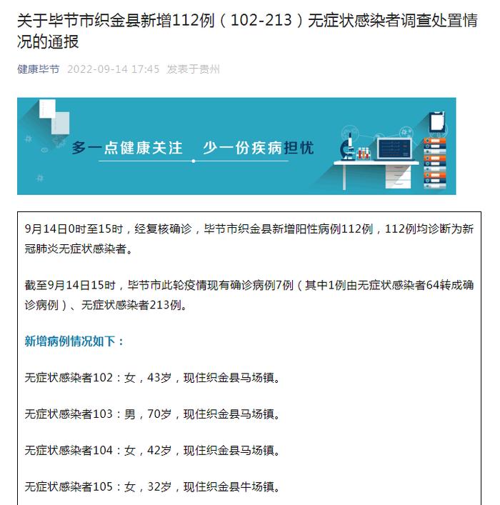 贵州这个县新增112例感染者，来自重庆的支援火速赶到！