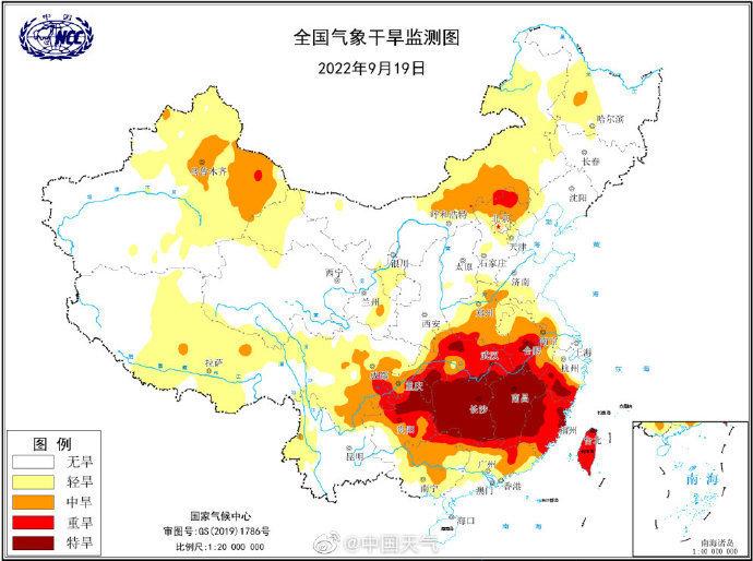 气象干旱预警预警连发33天 长沙南昌9月以来降水量为0毫米