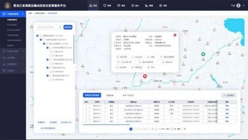 四维图新技术支持的黑龙江省交通厅“两客一危”监管服务平台受肯定