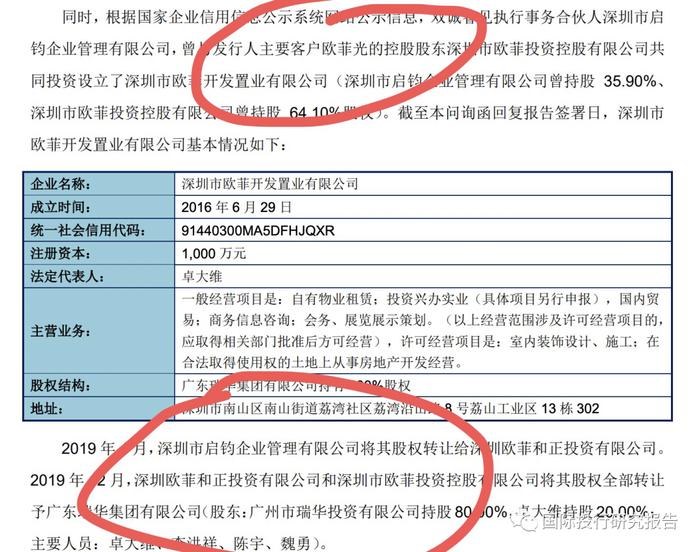 涉嫌操纵证券市场！欧菲光和东田微二高管被浙江省台州市公安机关监视居住 深交所曾经问询东田微和欧菲光的交易有没有贿赂！