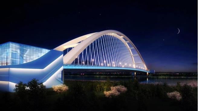 又一座跨海河大桥开工！