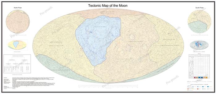 世界首幅！吉林大学地球探测科学与技术学院陈圣波教授牵头完成1:250万月球全月构造纲要图