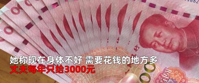 结婚48年，河南女子起诉丈夫1年只给3000元：他当家管钱非常抠门，夏天开空调都嫌浪费