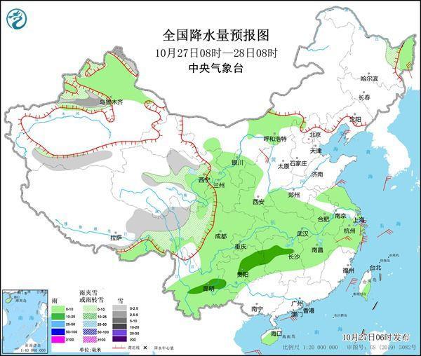 贵州湖南等气象干旱区降雨增多 北方局地降温超10℃