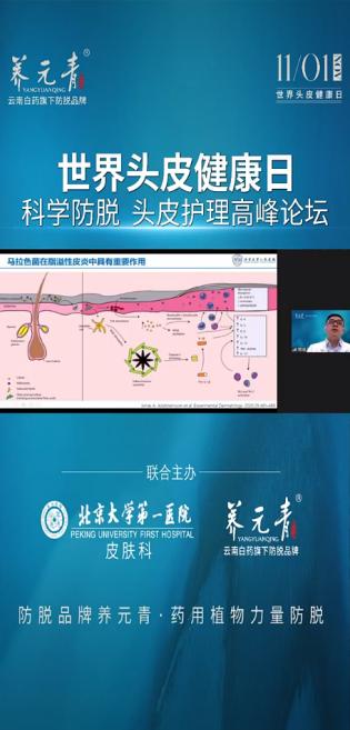 权威发布！养元青联合北京大学第一医院皮肤科主办头皮护理高峰论坛，洞悉科学防脱前沿成果