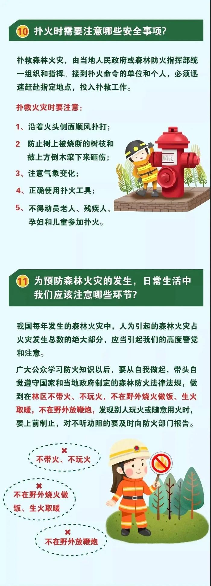 森林防火宣传 | 图解森林防火小知识