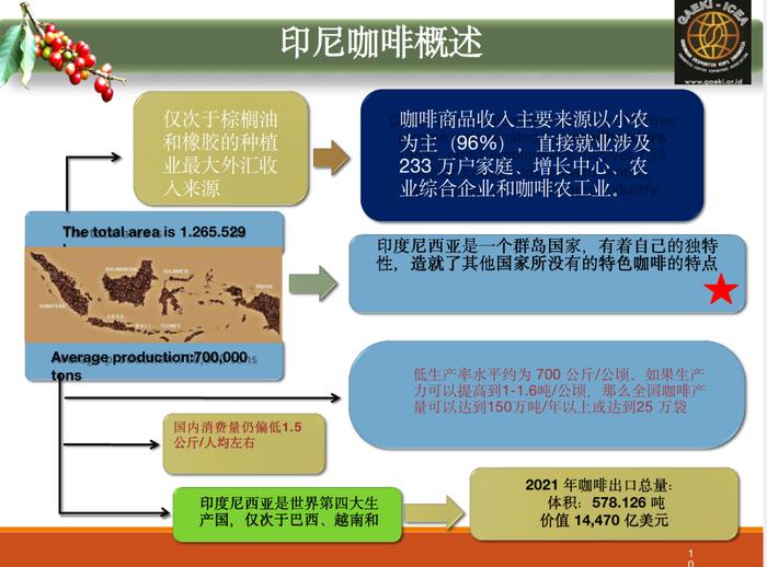 印尼驻上海总领事在2022年进博会上亲自为印尼咖啡代言，与国产品牌三度雨林共同致力推广印尼咖啡