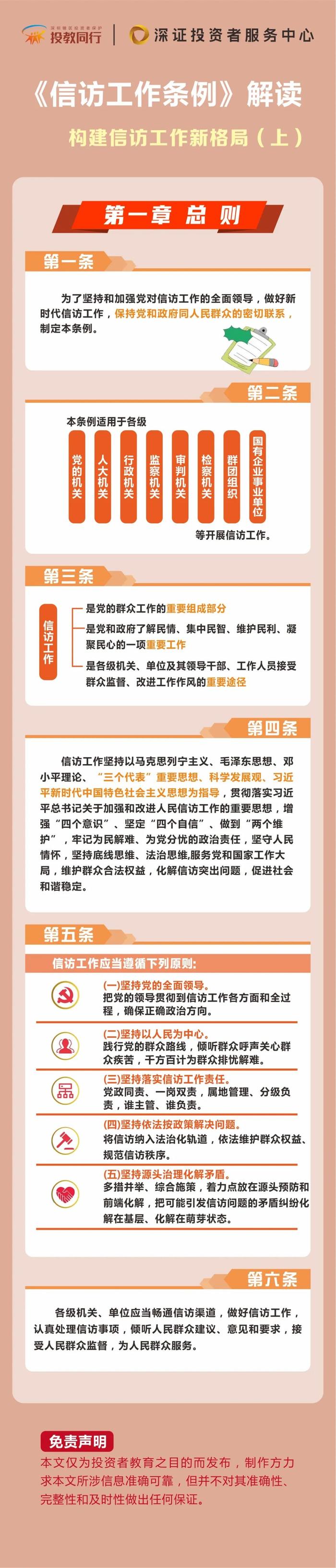 【建设放心消费环境  提升消费者满意度】《信访工作条例》解读：构建信访工作新格局（上）