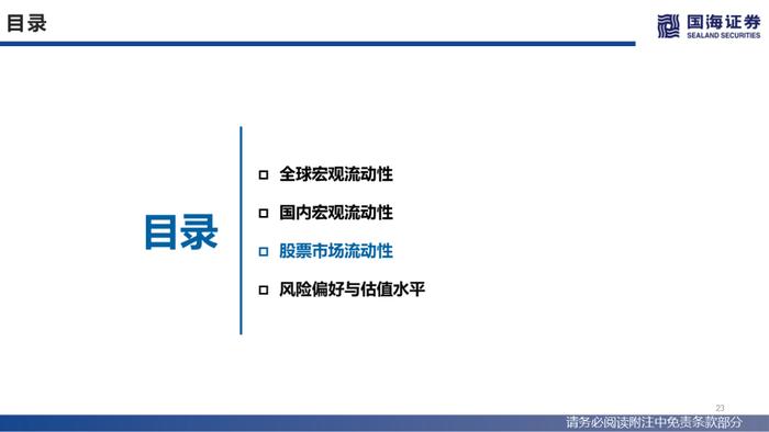 【国海策略】美联储紧缩预期降温，人民币贬值压力缓和—流动性与估值洞见第26期