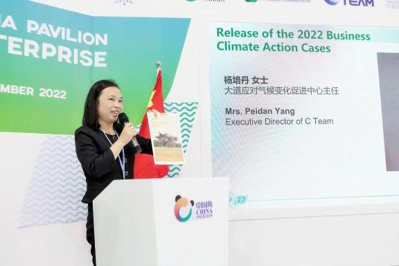 《2022中国企业气候行动案例集》COP27发布——呈现中国企业应对气候变化最新进展
