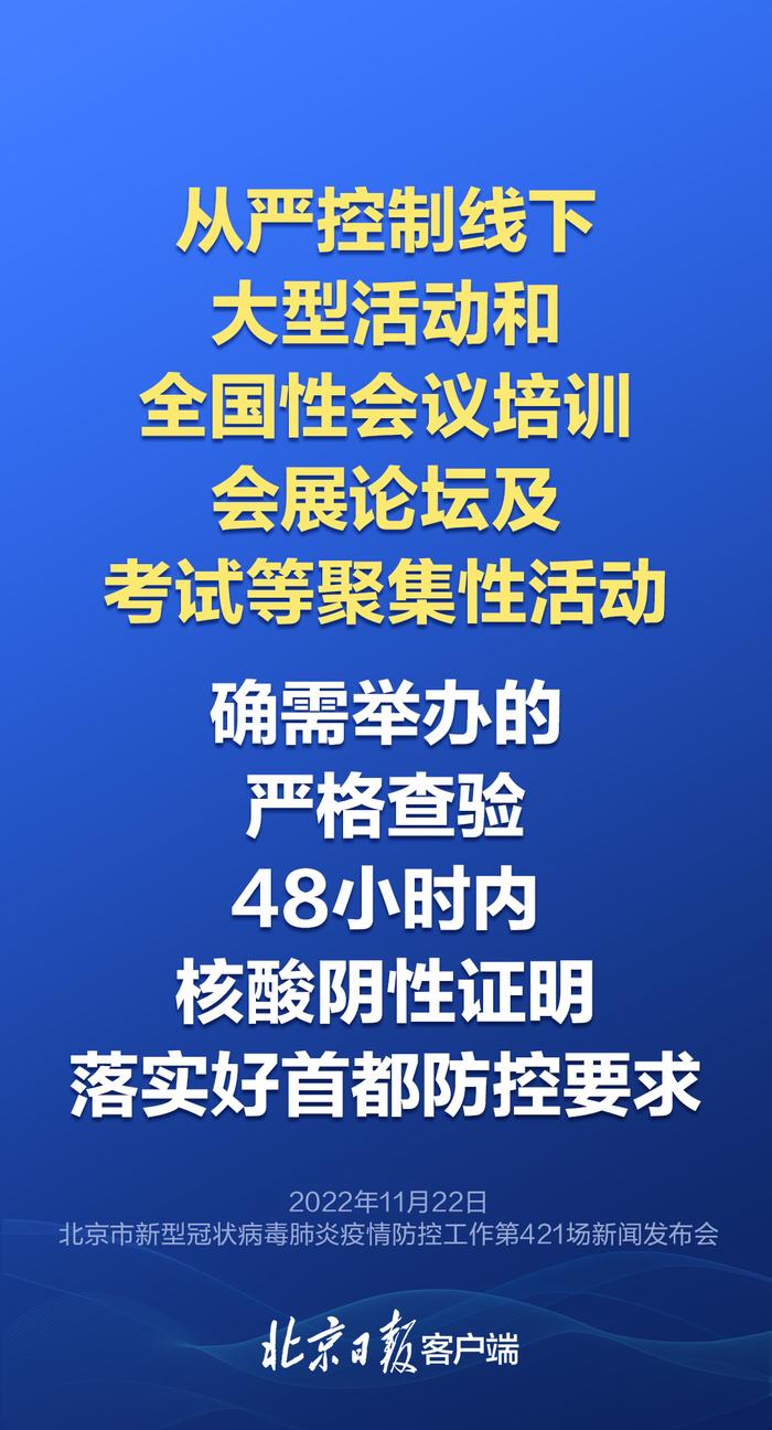 北京最新核酸查验要求来了！政策要点