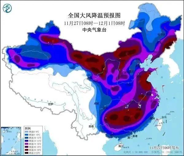 今冬以来最强寒潮来袭 衡水大风降温即将上线