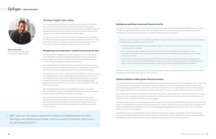 Principal ：2022年全球普惠金融指数报告