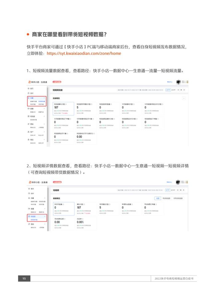 快手电商：2022短视频运营白皮书