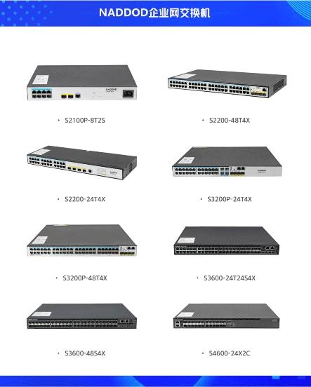 网络新势能！纳多德发布企业网、数据中心交换机系列新产品