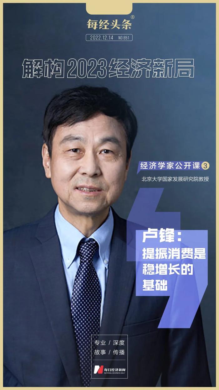 北京大学国家发展研究院教授卢锋：消费复苏不会立竿见影，要重视政策效果逐步释放过程中的挑战｜重磅专访