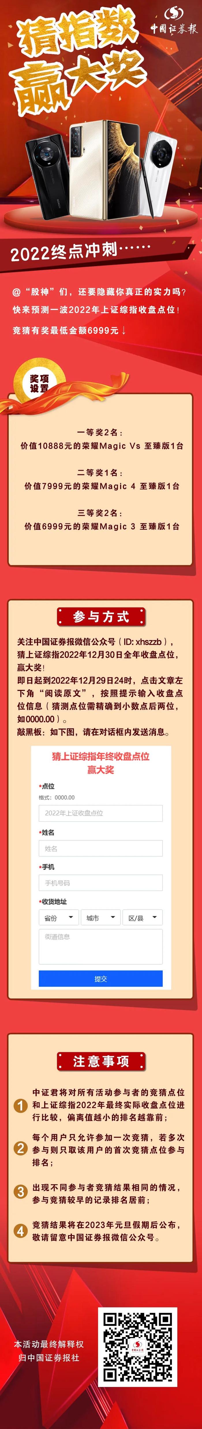 万元手机等你来拿！A股2022年最后一次收盘，不搞一个“年终奖”吗？