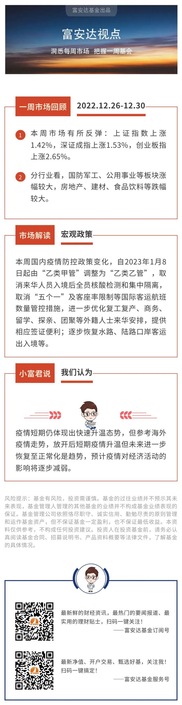 【富安达视点】| 预计疫情对经济活动的影响将逐步减弱