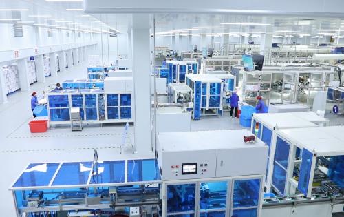 滁州市市委领导视察美信集团卫生巾生产基地