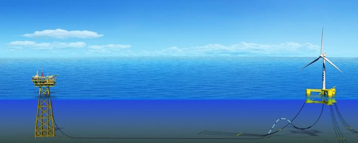 我国首个深远海浮式风电平台“海油观澜号”完成浮体总装