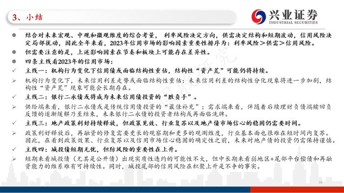 【兴证固收.信用】四条主线看2023年信用债的价值与风险——2022年信用市场回顾和2023年展望