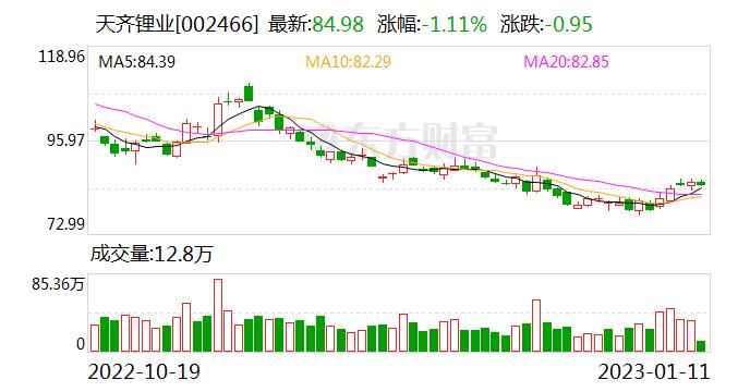 平安证券给予天齐锂业推荐评级：拟全资收购澳洲ESS 锂资源储备再增厚