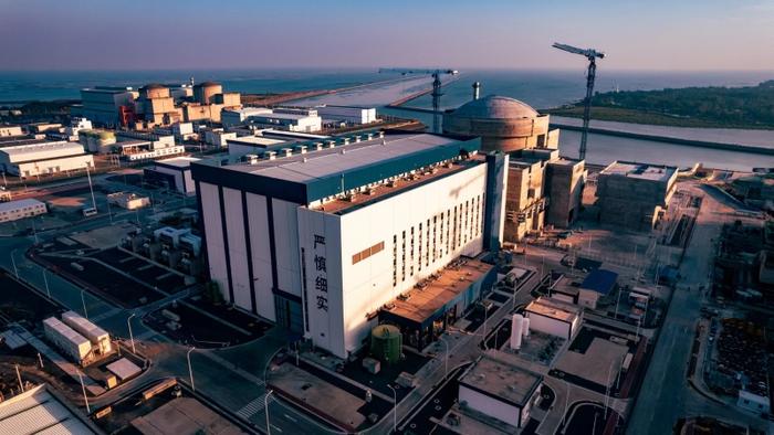 中国能建安徽电建二公司承建的“华龙一号”防城港核电站3号机组首次并网发电