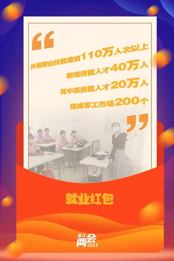 浙江省政府工作报告里的民生红包