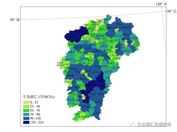 独家：中国生态碳汇解读 | 江西省