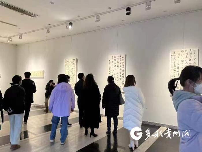 贵州省高校美术名师推介展——陈庆忠书法作品展开幕