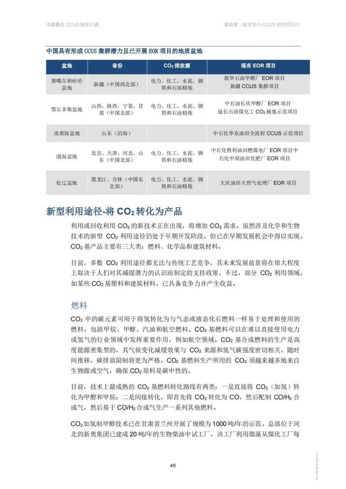 下载｜CCUS制氢路径、收益及案例！