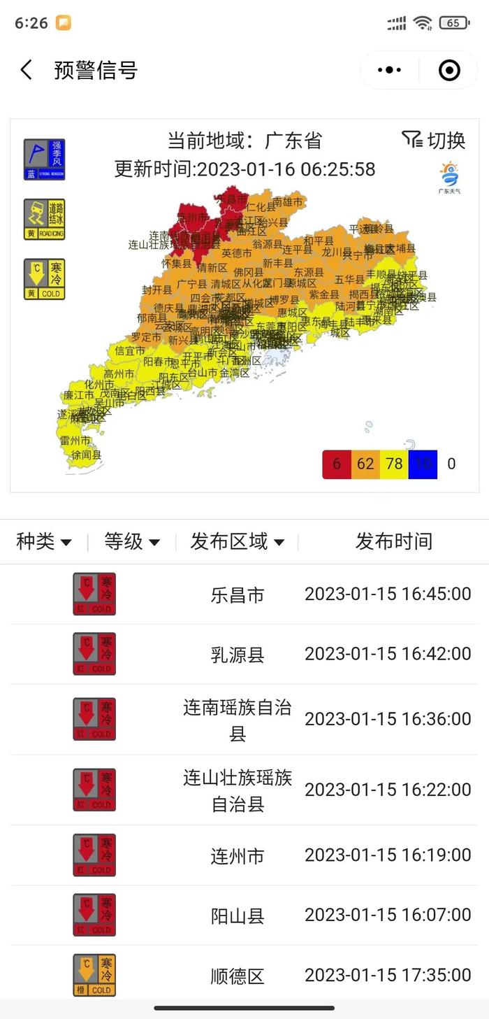 广东下雪了！广州多区寒冷橙色预警生效中，气温低至……