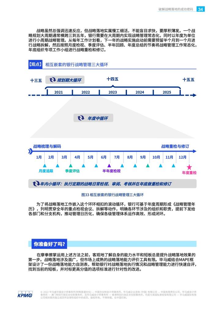 KPMG：银行战略实施的现状、问题和解决方案