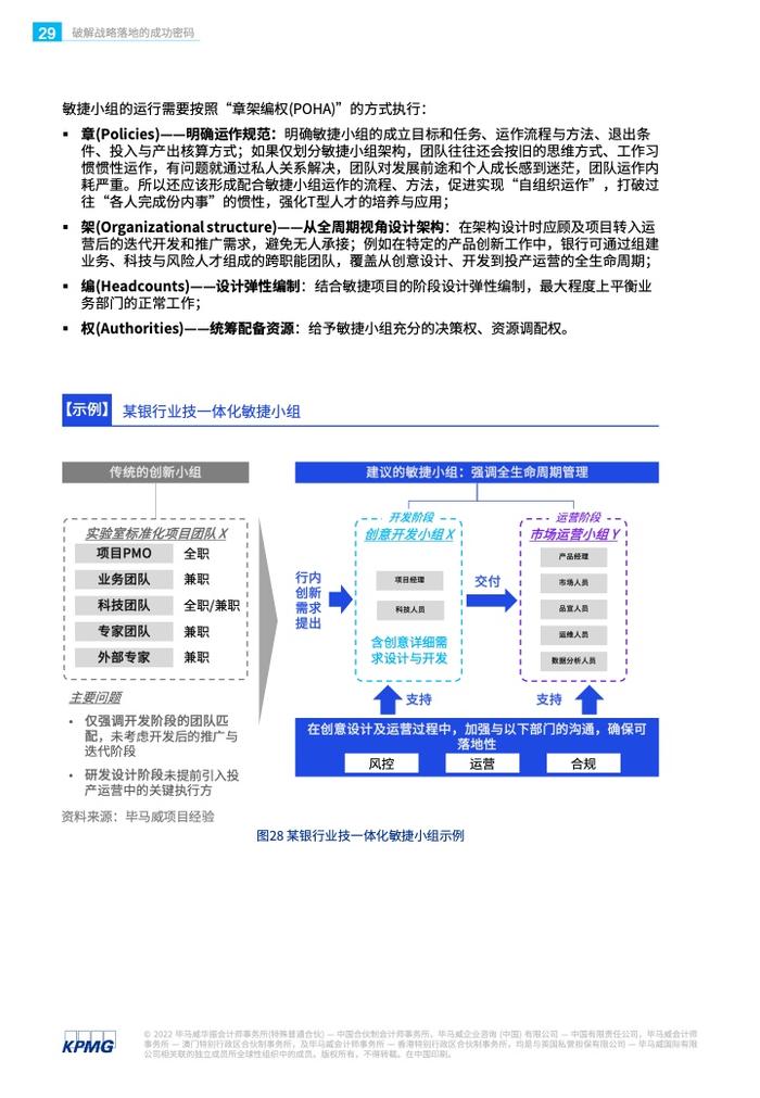 KPMG：银行战略实施的现状、问题和解决方案