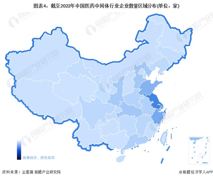 收藏！《2023年中国医药中间体行业企业大数据全景图谱》(附企业数量、企业竞争、企业投融资等)