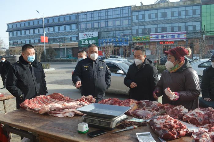 藁城区食安办组织开展牛羊肉及其制品专项检查