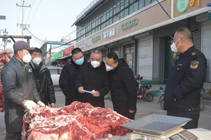 藁城区食安办组织开展牛羊肉及其制品专项检查