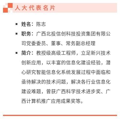 陈志代表谈数字广西建设：应以民生需求为导向｜广西云访谈间