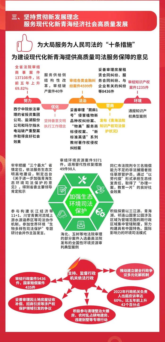 地方两会丨一图读懂青海省高级人民法院工作报告