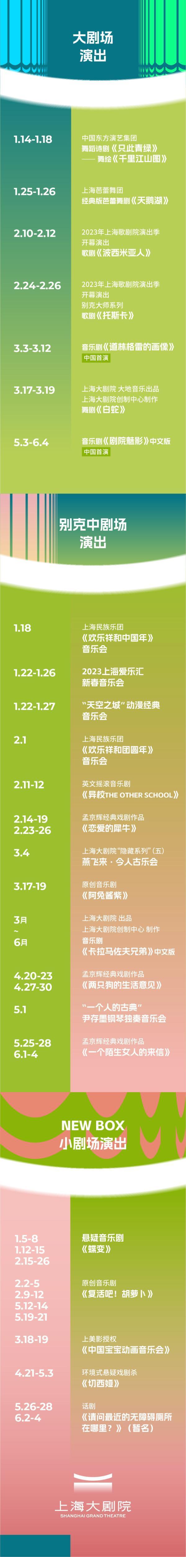 《白蛇》《卡拉马佐夫兄弟》3月再登场，上海大剧院2023春之季启动