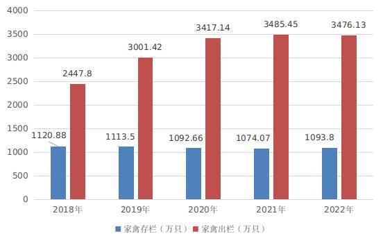 供应充足！2022年嘉兴市畜禽养殖整体保持稳定