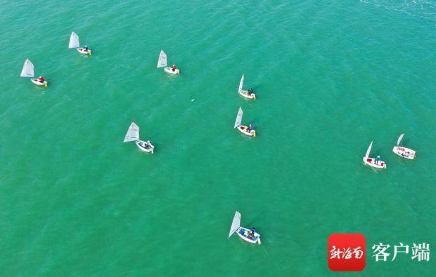 原创组图｜冬训正当时：来自全国各地的帆船帆板队扬帆海口西海岸