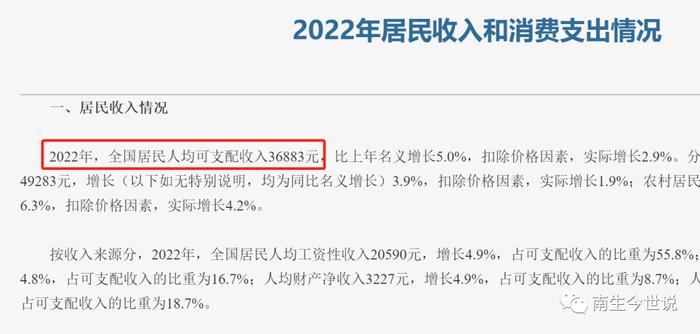 【科普】了解人均可支配收入具体组成部分后，您可能就不认为自己拖后腿了