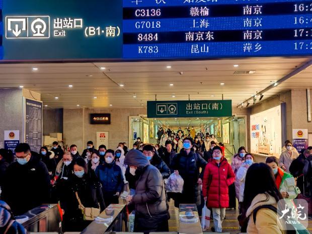 长三角铁路1月25日预计发送旅客138万人次 计划加开旅客列车45列