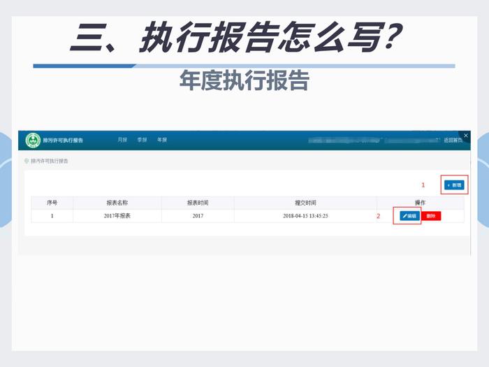排污许可执行报告填报教程看这里｜指南