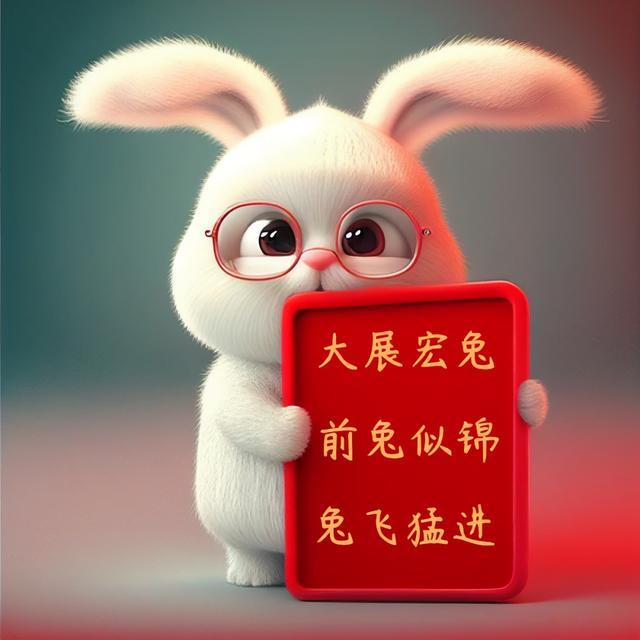 哈~哈~哈~太有才了！最新最火的2023兔年祝福语来啦