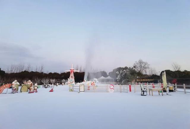 冬日限定惊喜！金山这里“大雪”纷飞，快来赏雪景、堆雪人吧