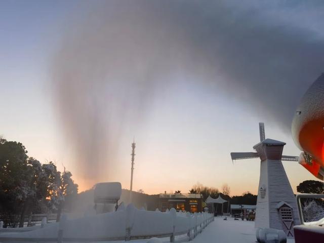 冬日限定惊喜！金山这里“大雪”纷飞，快来赏雪景、堆雪人吧