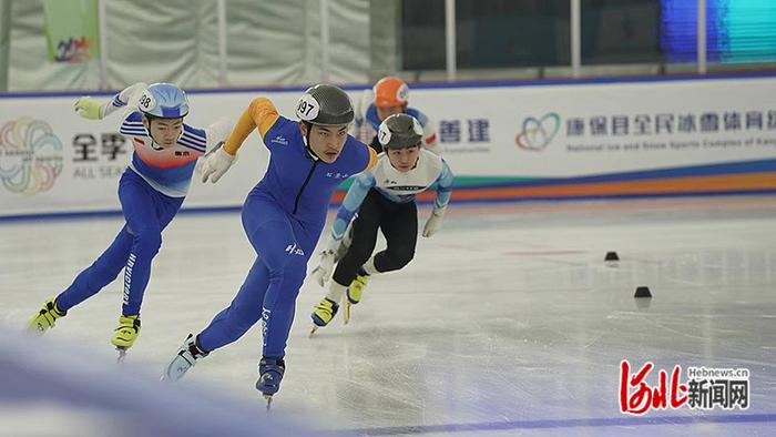 河北省第四届冰雪运动会短道速滑比赛在康保县开赛